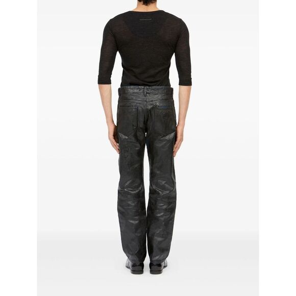 Mm6 Maison Margiela Black Denim - Regular & Straight-Leg Jeans Men